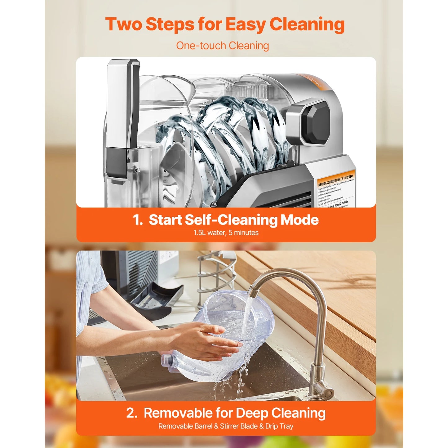 2L Turbo Slushie Machine For Home And Party