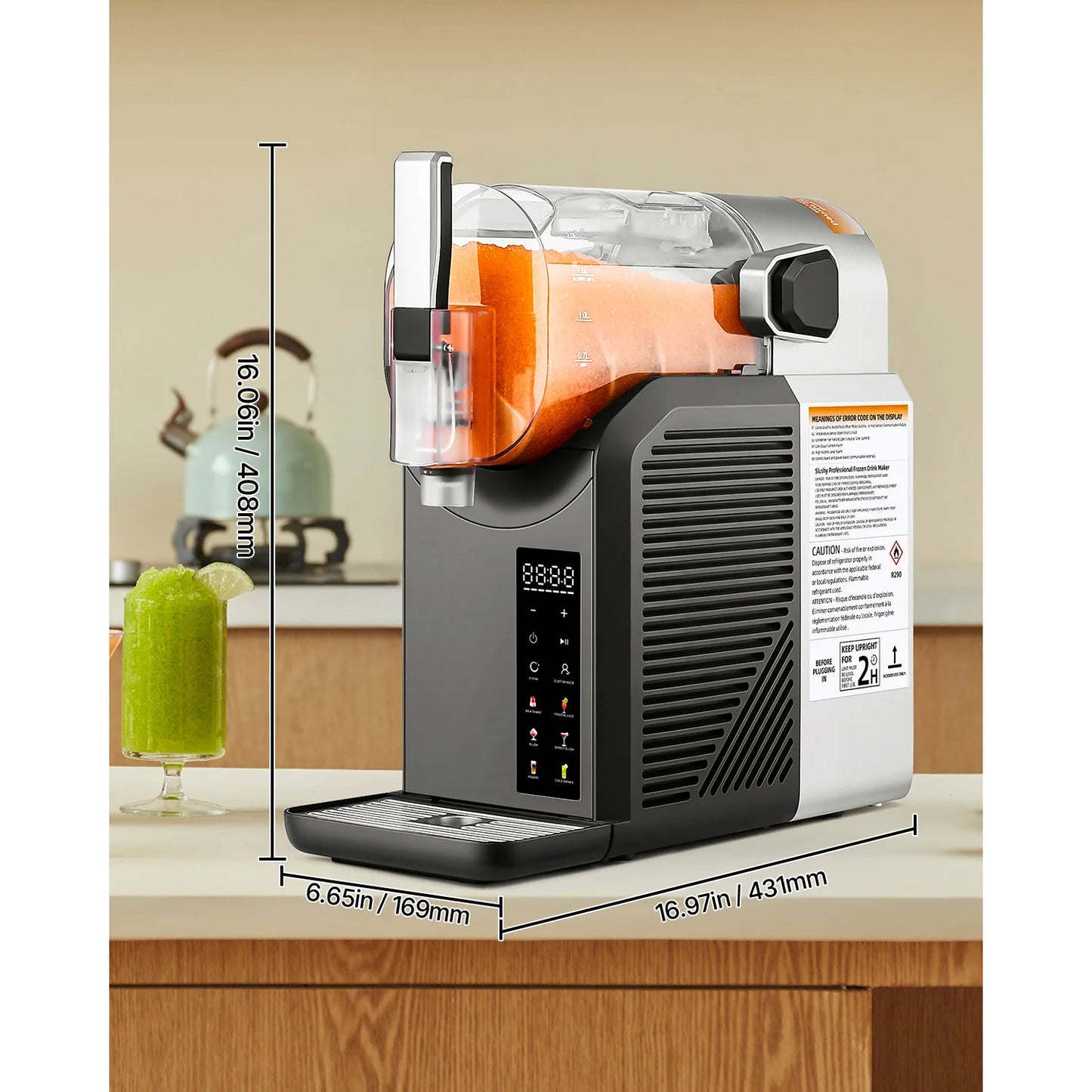 2L Turbo Slushie Machine For Home And Party