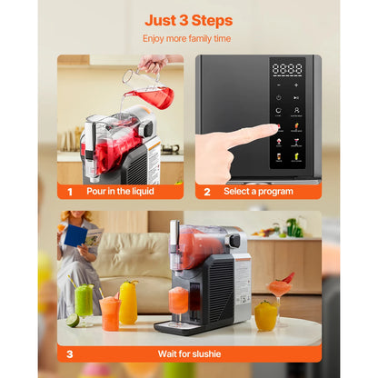 2L Turbo Slushie Machine For Home And Party