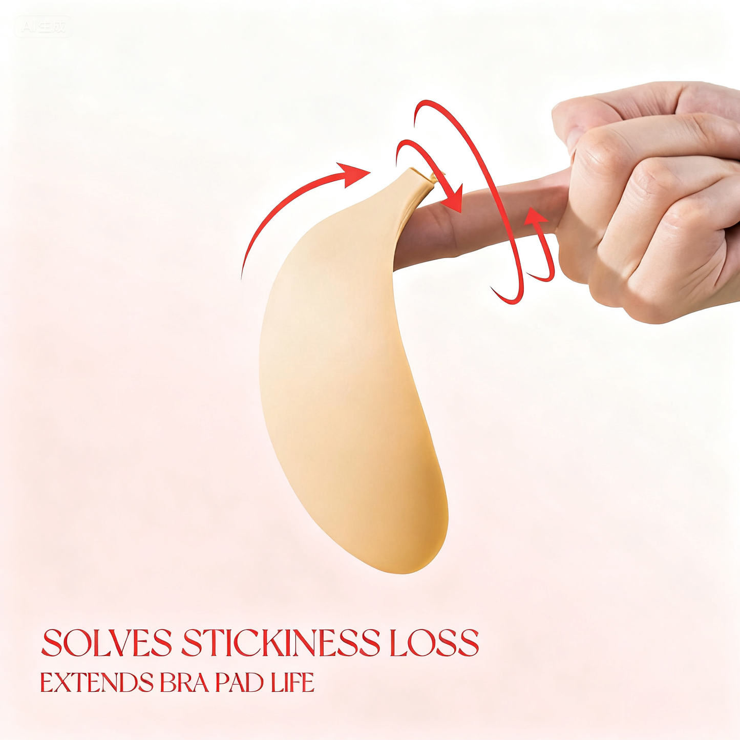 Puff Body Push-up Sticky Bra – Waterproof & Sweat-proof,  Portable, Reusable, Washable, Essential for Travel Women's Wear with Storage Board & Replaceable Adhesive Pads